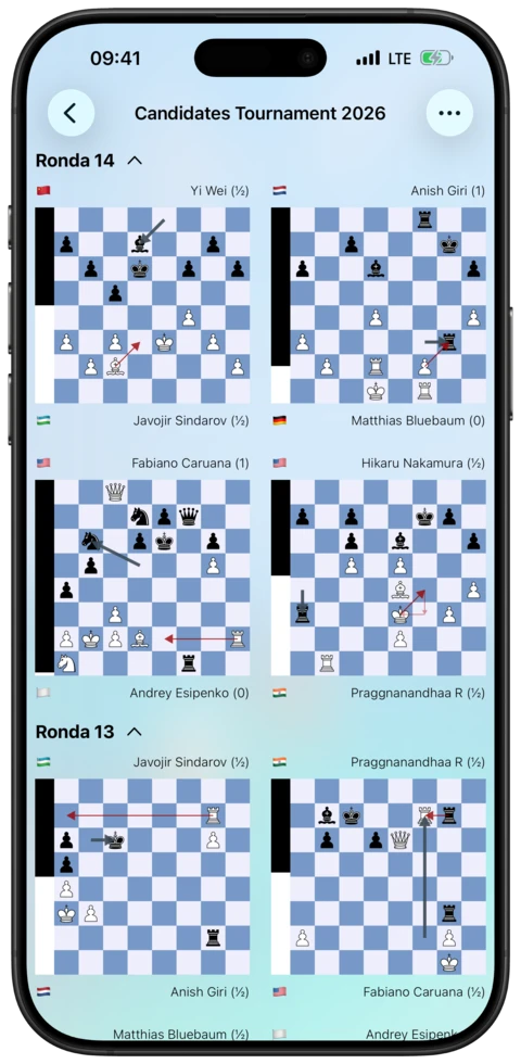Toda la ronda — Watch Chess