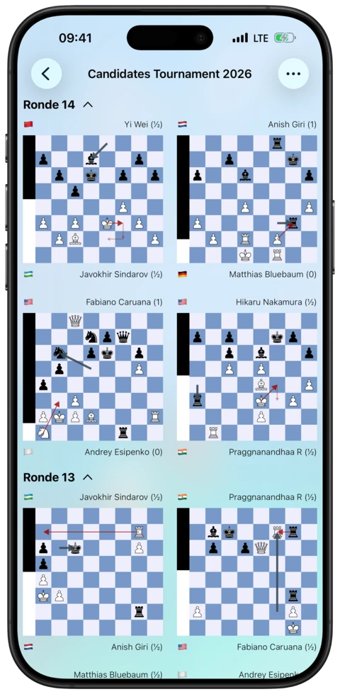 Seluruh ronde — Watch Chess